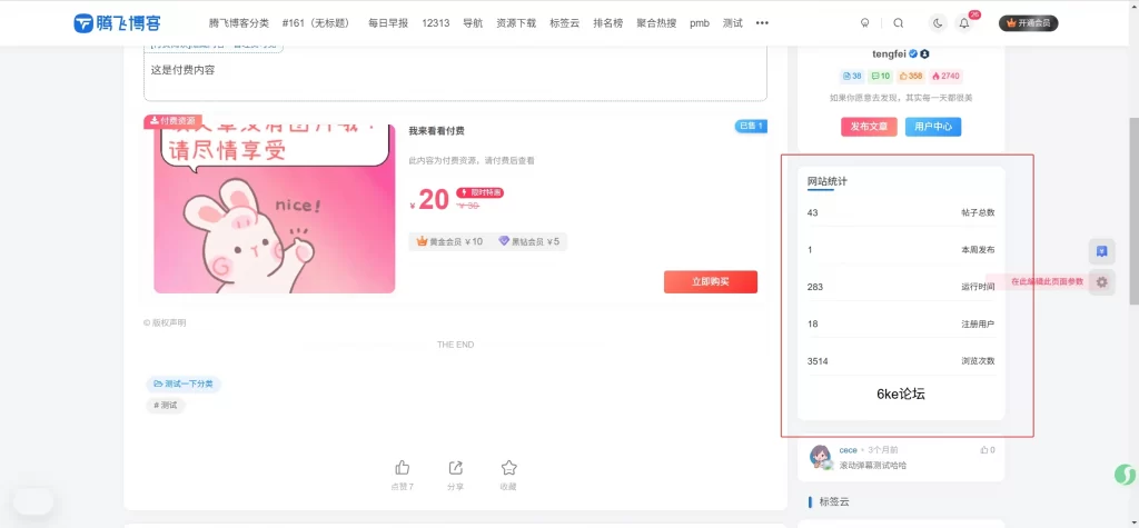 图片[4] - WordPress插件 - 6KE数据统计展示插件_腾飞修复版