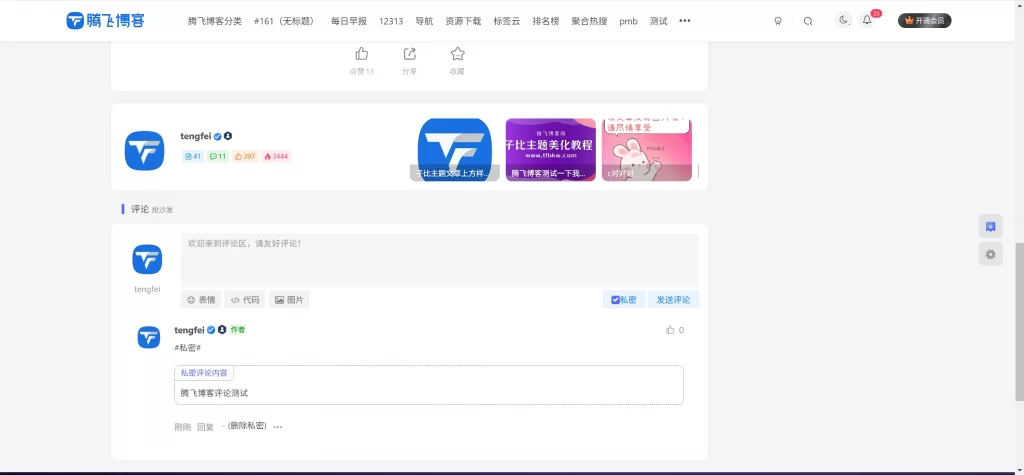 图片[2] - 子比主题 - 新版私密评论功能