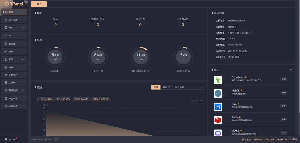 图片[2] - 1Panel面板开心版v2.1.0 - 全网独家首发
