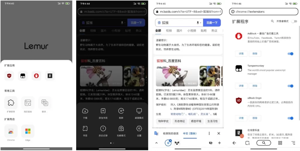 图片[1] - Lemur 狐猴浏览器 v2.7.3.020