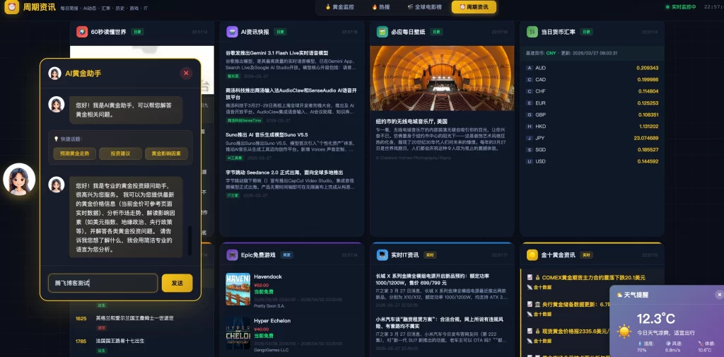 图片[5] - 2026新版黄金价格监控源码 - K线图模块